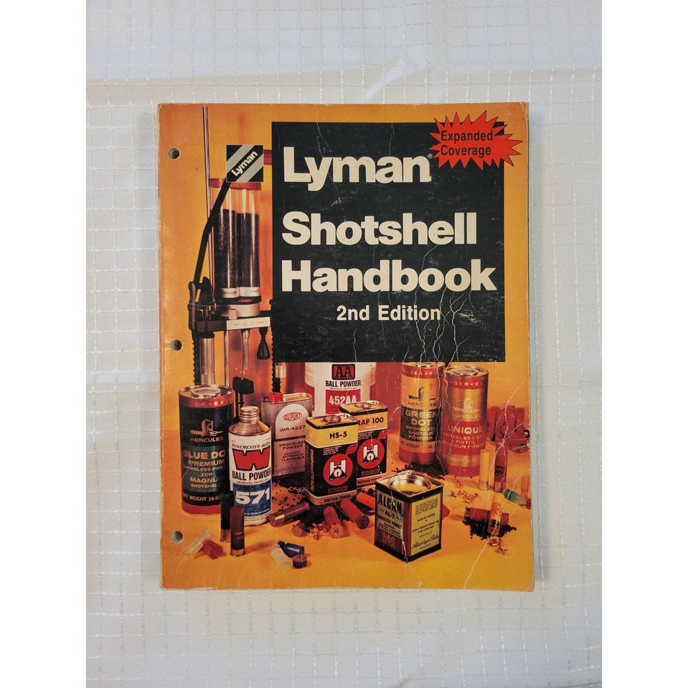 Lyman Shotshell Handbook 2nd Edition 1976 Reloading Manual Softcover
